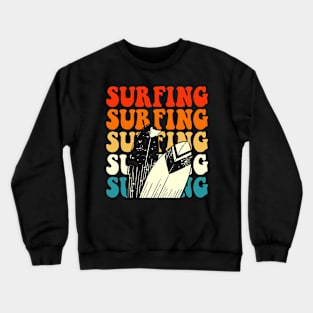 Surfing T Shirt For Women Men Crewneck Sweatshirt